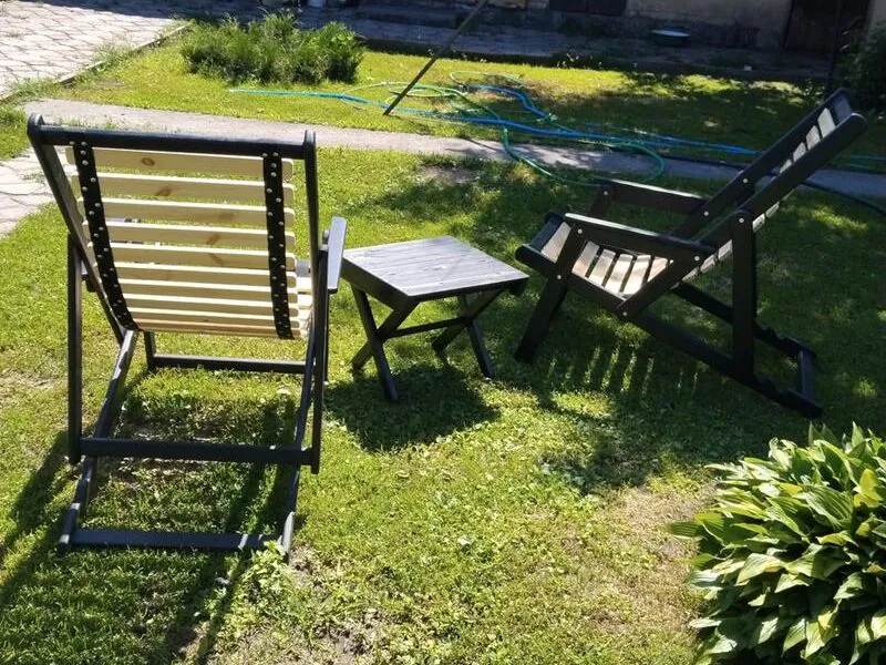 Шезлонг деревянный для дачи, дома ,пляжа