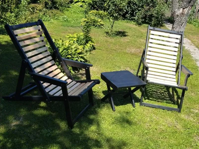 Шезлонг деревянный для дачи, дома ,пляжа